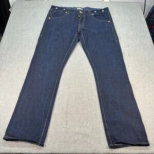 True Religion Limited Edition 0001-1510 Jeans Men 40x34 Blue Straight Button Fly